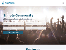 Tablet Screenshot of gobluefire.com